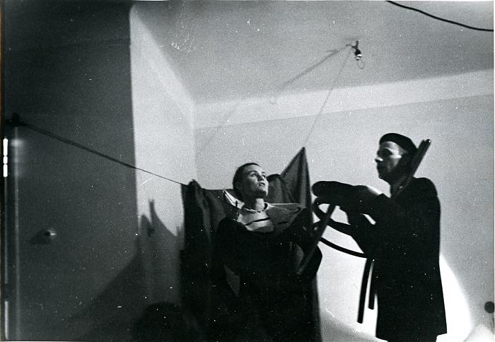 Marek Piasecki, Miron Białoszewski, Ludmiła Murawska, Pieśni na krzesło i głos,Teatr Osobny, 1958